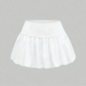 White Bubble Skirt